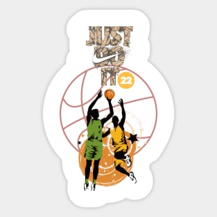 basket-ball court Sticker